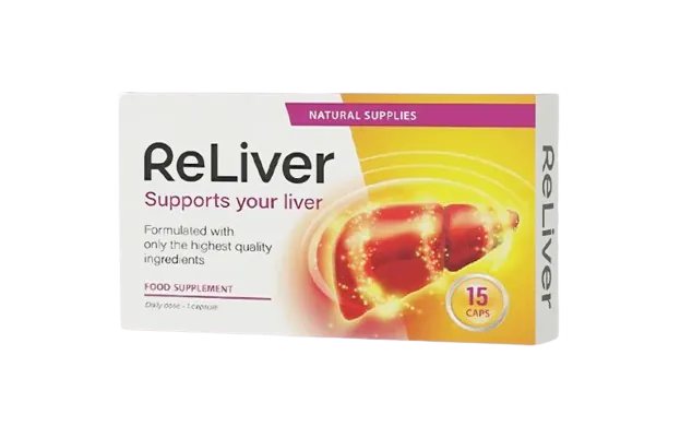 ReLiver suplemento natural para desintoxicar el hígado y mejorar la salud digestiva