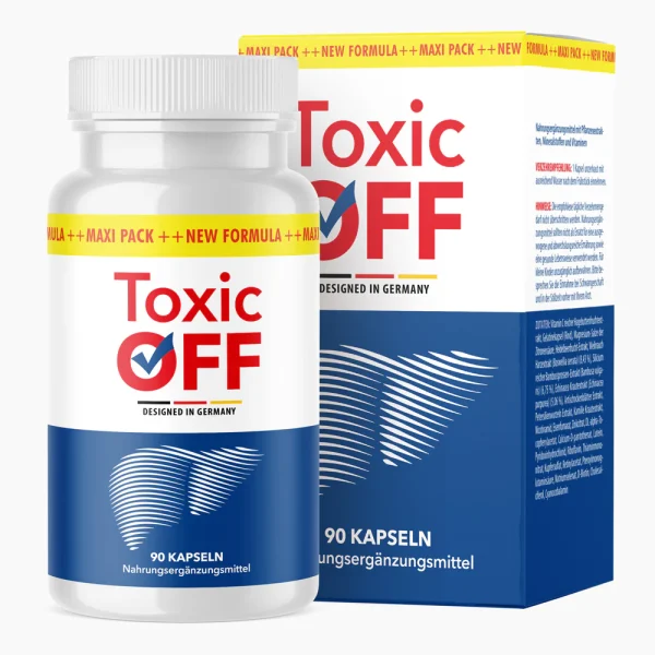 Toxic Off : suplemento en cápsulas para la salud digestiva y la eliminación de toxinas